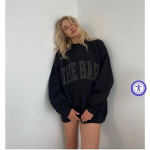 The Bar Black Graphic Sweatshirt
